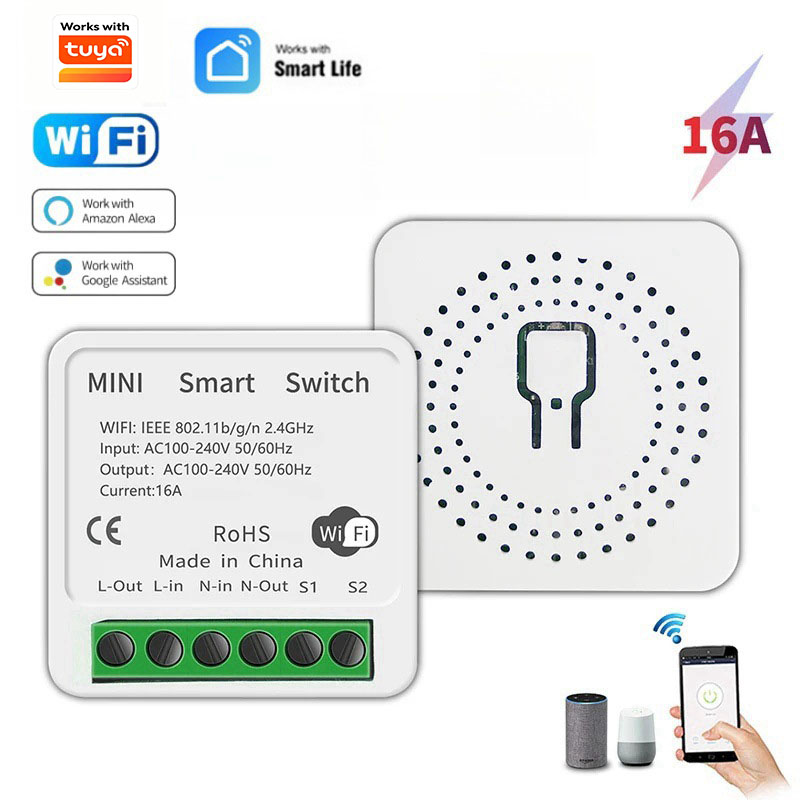 Smart Home Automation Diy - Interruptor de Luz Inteligente Mini WiFi
