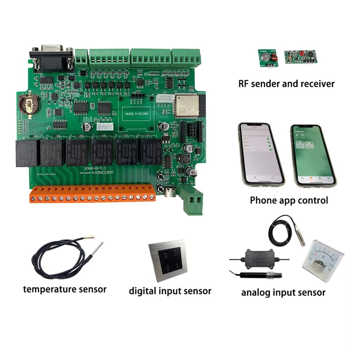 Smart Home Automation Diy - Placa de Desenvolvimento KC868-A6 MQTT Web