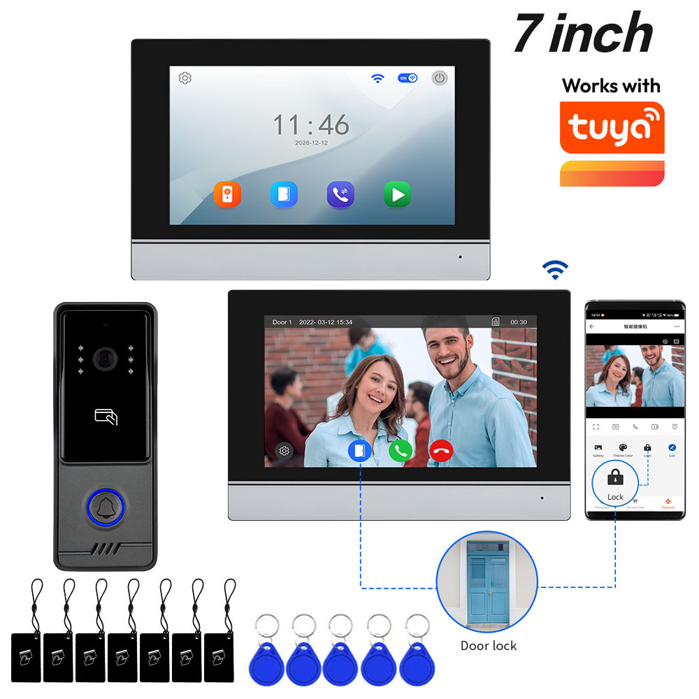 Smart Doorbell Wired - Campainha de Vídeo Inteligente Tuya App