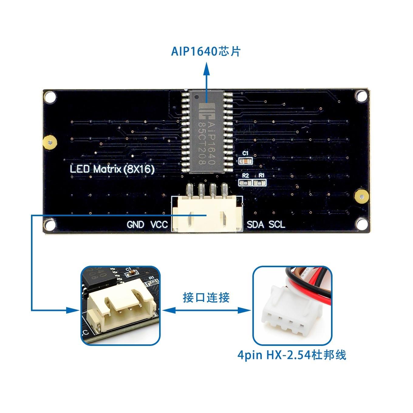 Módulo de exibição de luz LED  - Rgb Led Matrix 8X8 avaliação e preço