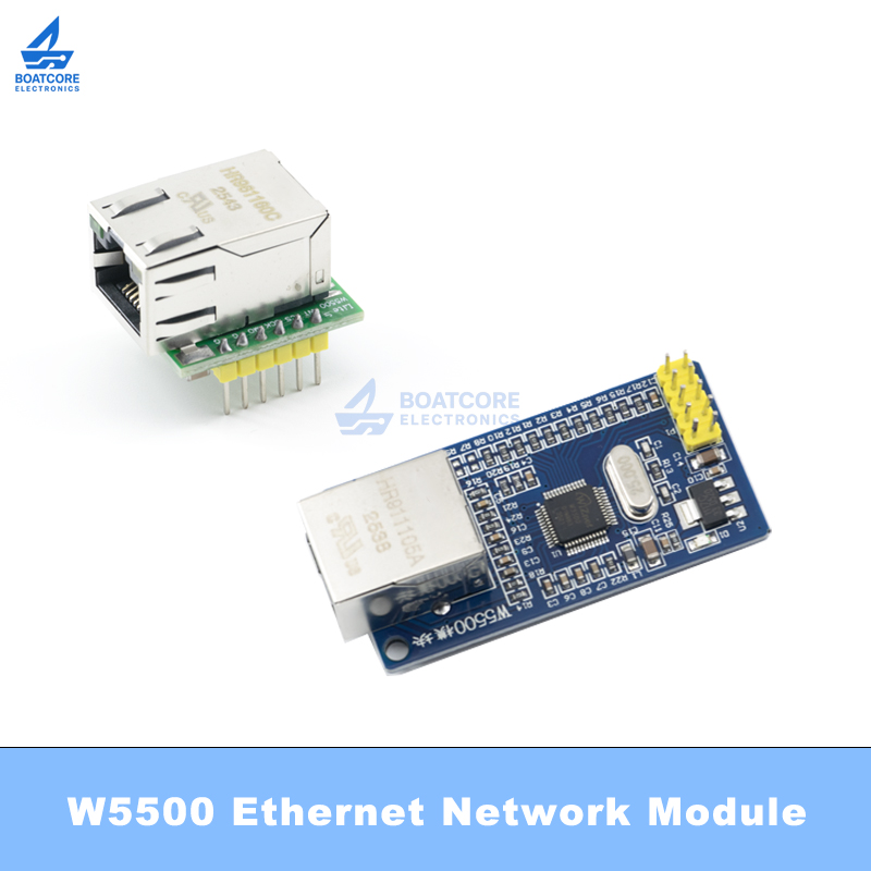 1PCS Chip W5500 Novo Conversor - Ethernet Module W5500 avaliação e preço