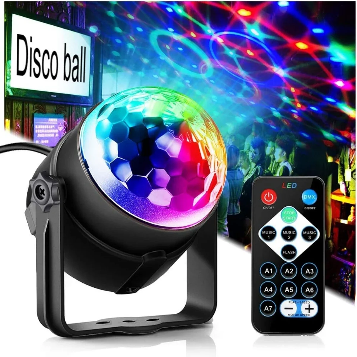 Luz de bola de discoteca com c - Level Shifter 3.3V avaliação e preço