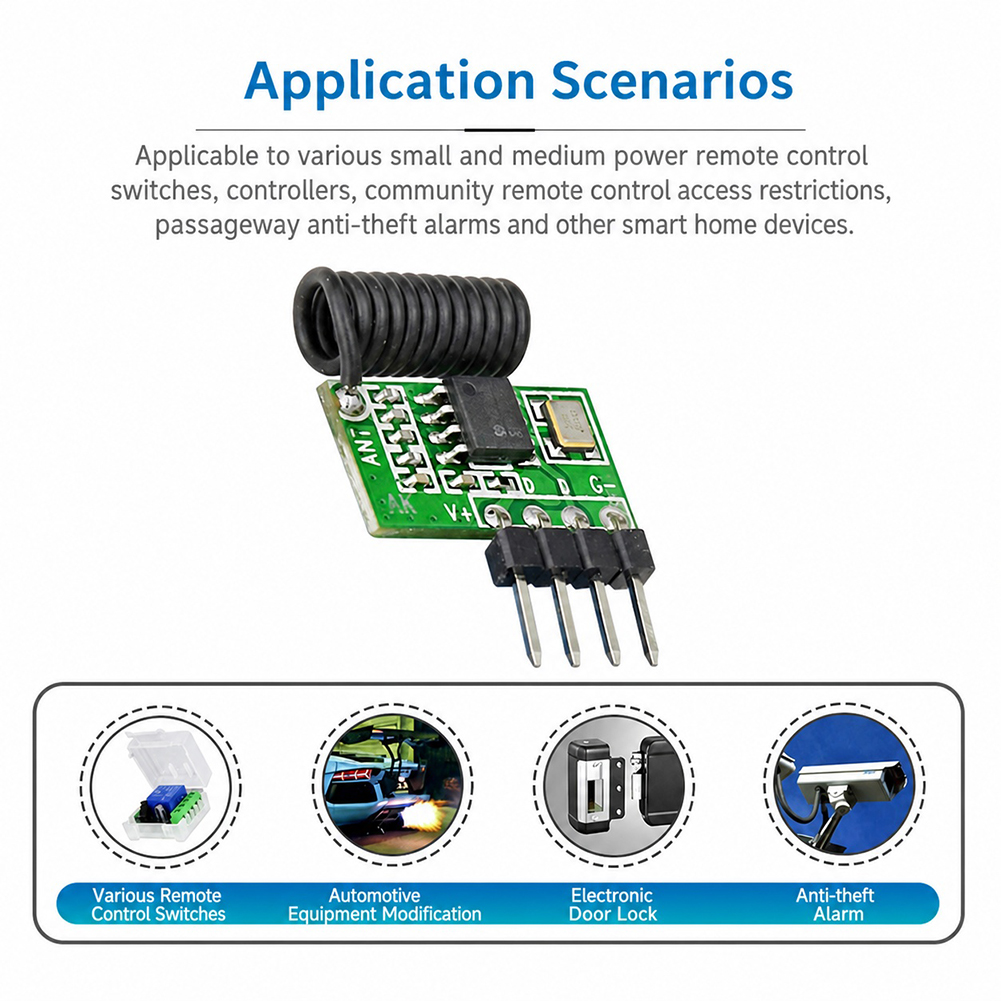 Módulo Receptor RF Superheteró - Home Automation Arduino avaliação e preço