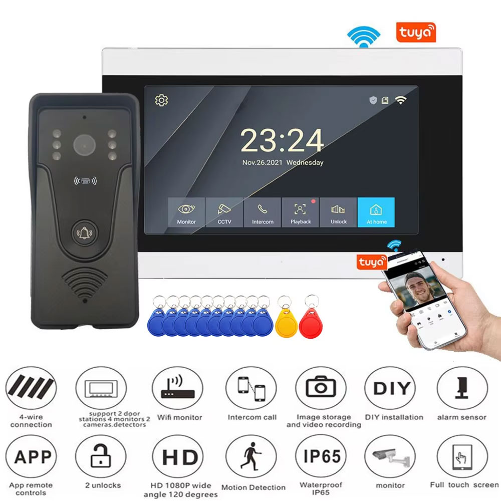 Tuya 1080p 7 Polegada tela de  - Smart Home Automation Diy avaliação e preço