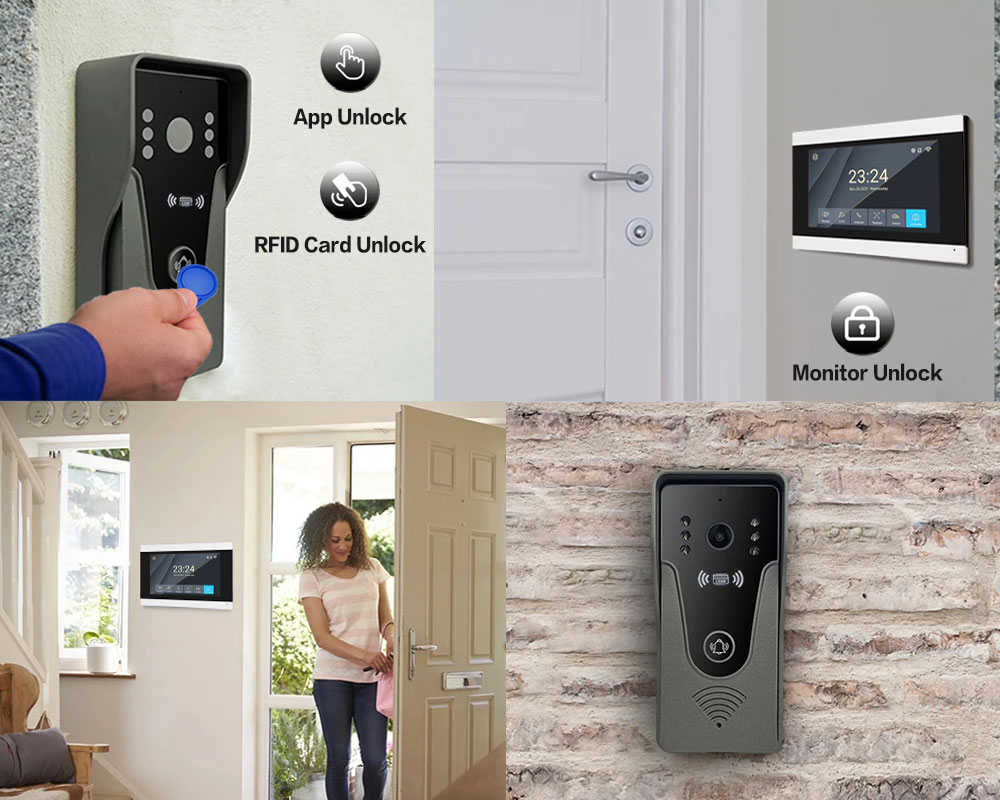 Tuya 1080p 7 Polegada tela de  - Smart Home Automation Diy avaliação e preço